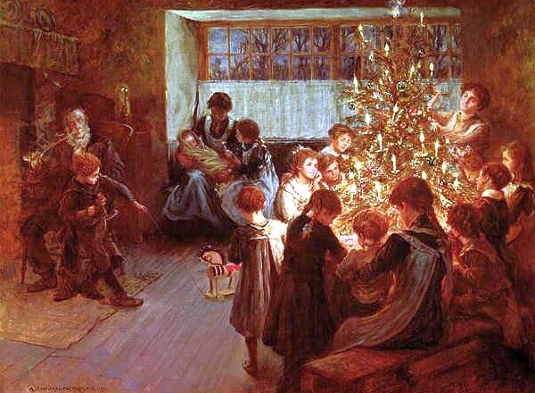 Albert Chevallier Tayler, Choinka, 1911 r.